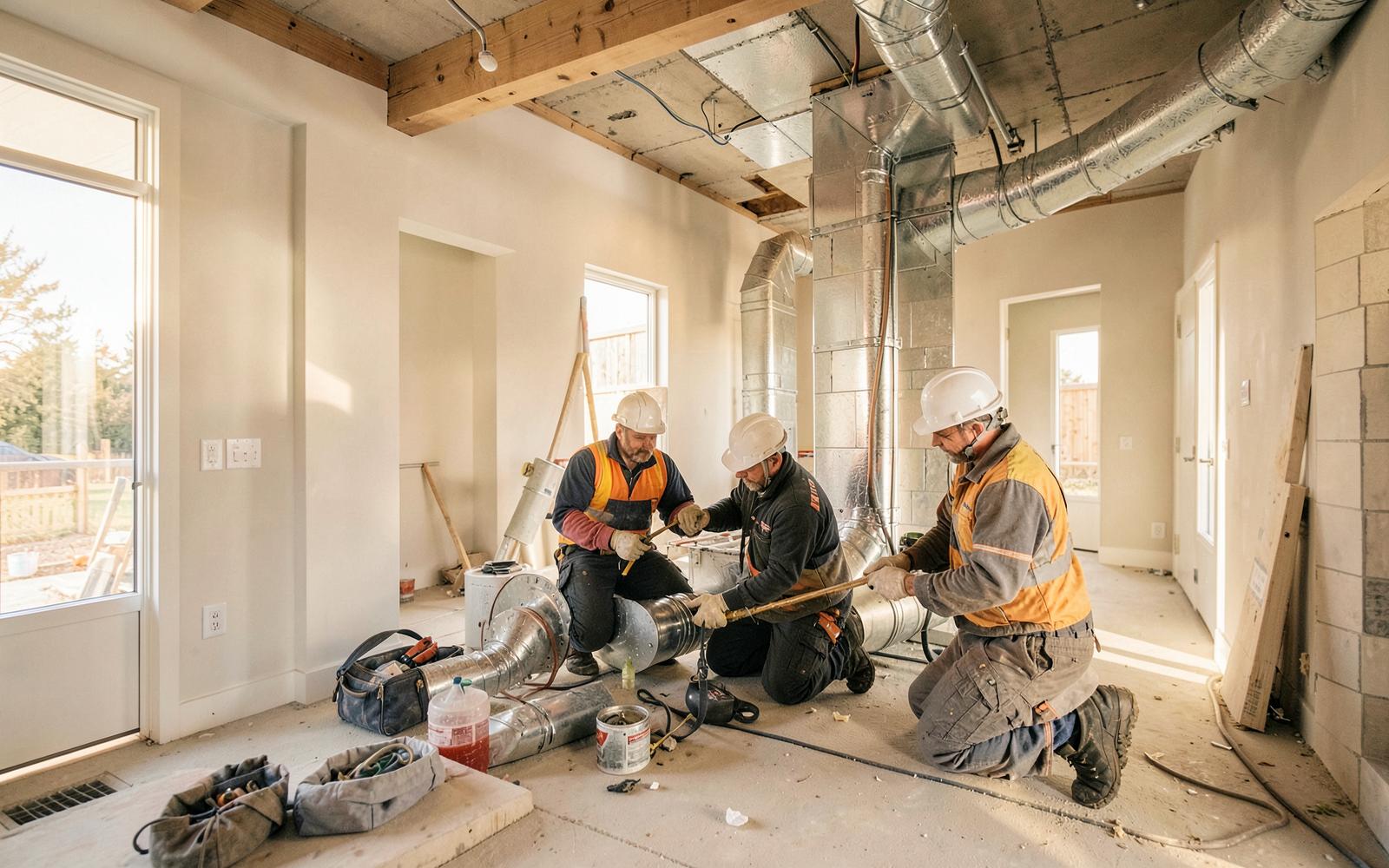 Ductwork installation
